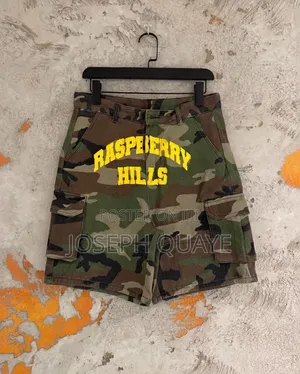 Military Green Utility Shorts