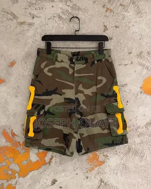 Military Green Utility Shorts