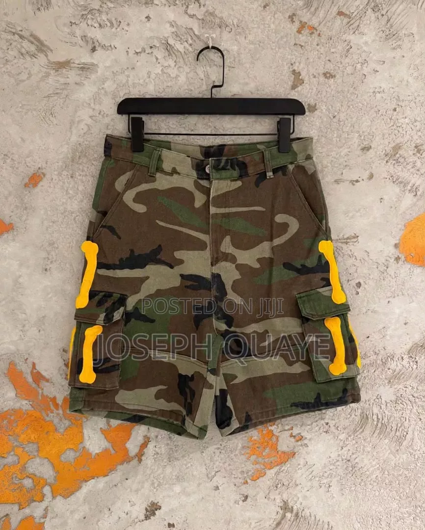 Military Green Utility Shorts