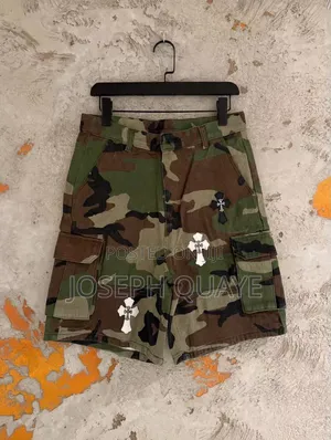 Military Green Utility Shorts
