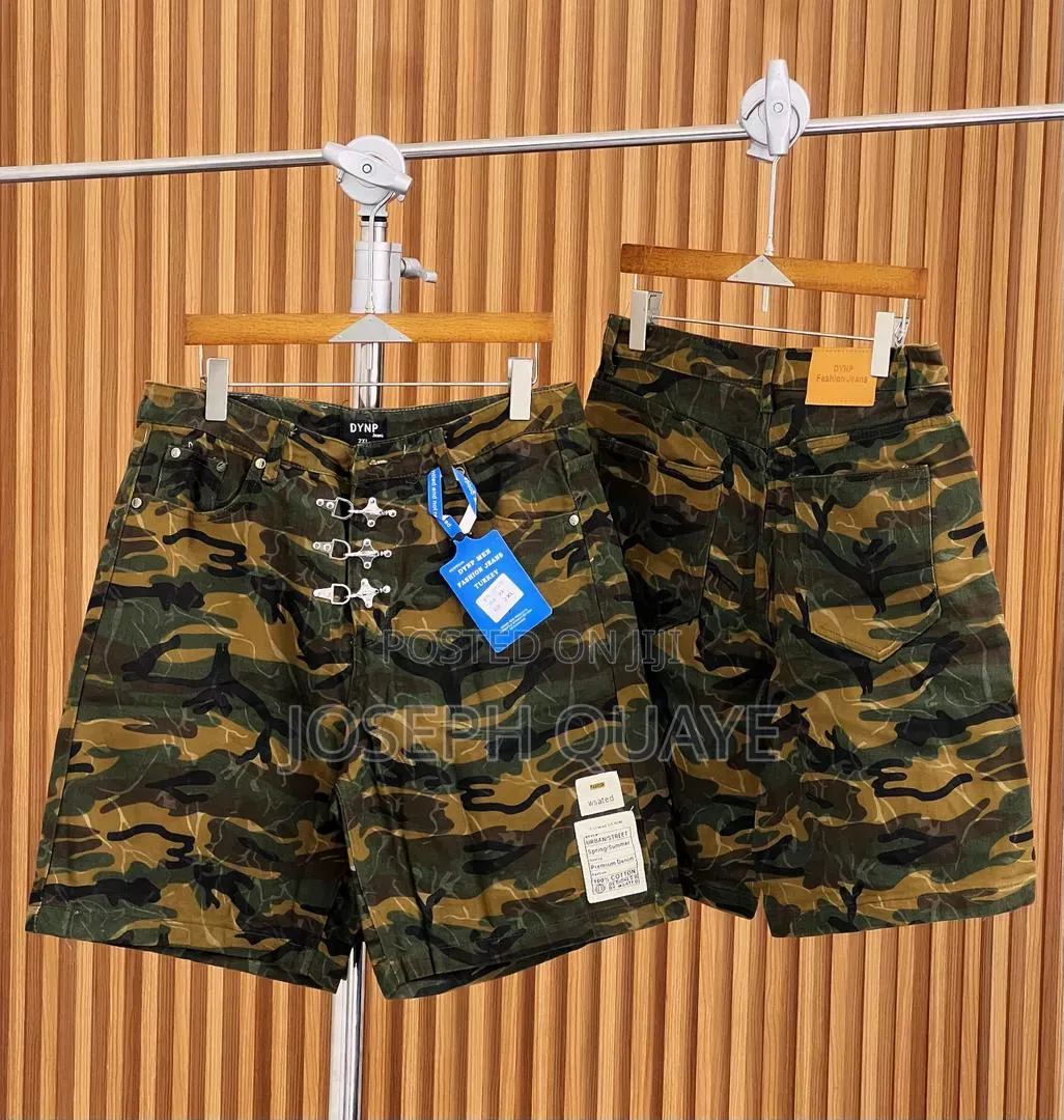 Military Green Utility Shorts