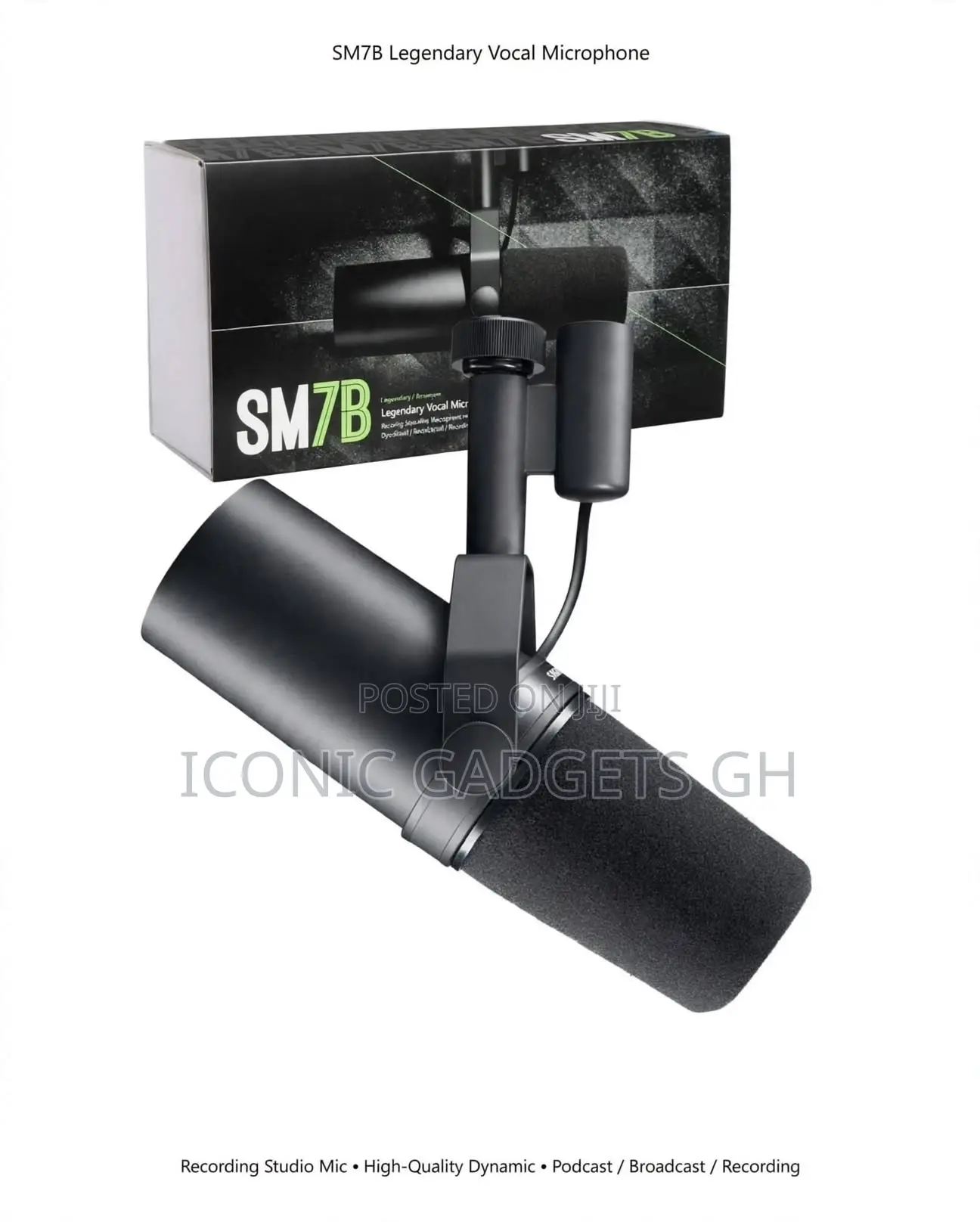 SM7B Legendary Vocal Microphone