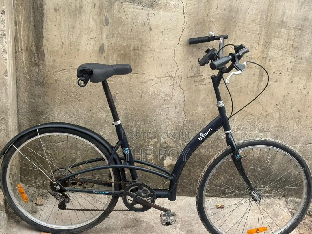 Home Used Bycicle, a Chunk of Foam Is Torn From the Saddle