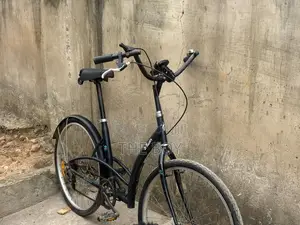 Home Used Bycicle, a Chunk of Foam Is Torn From the Saddle