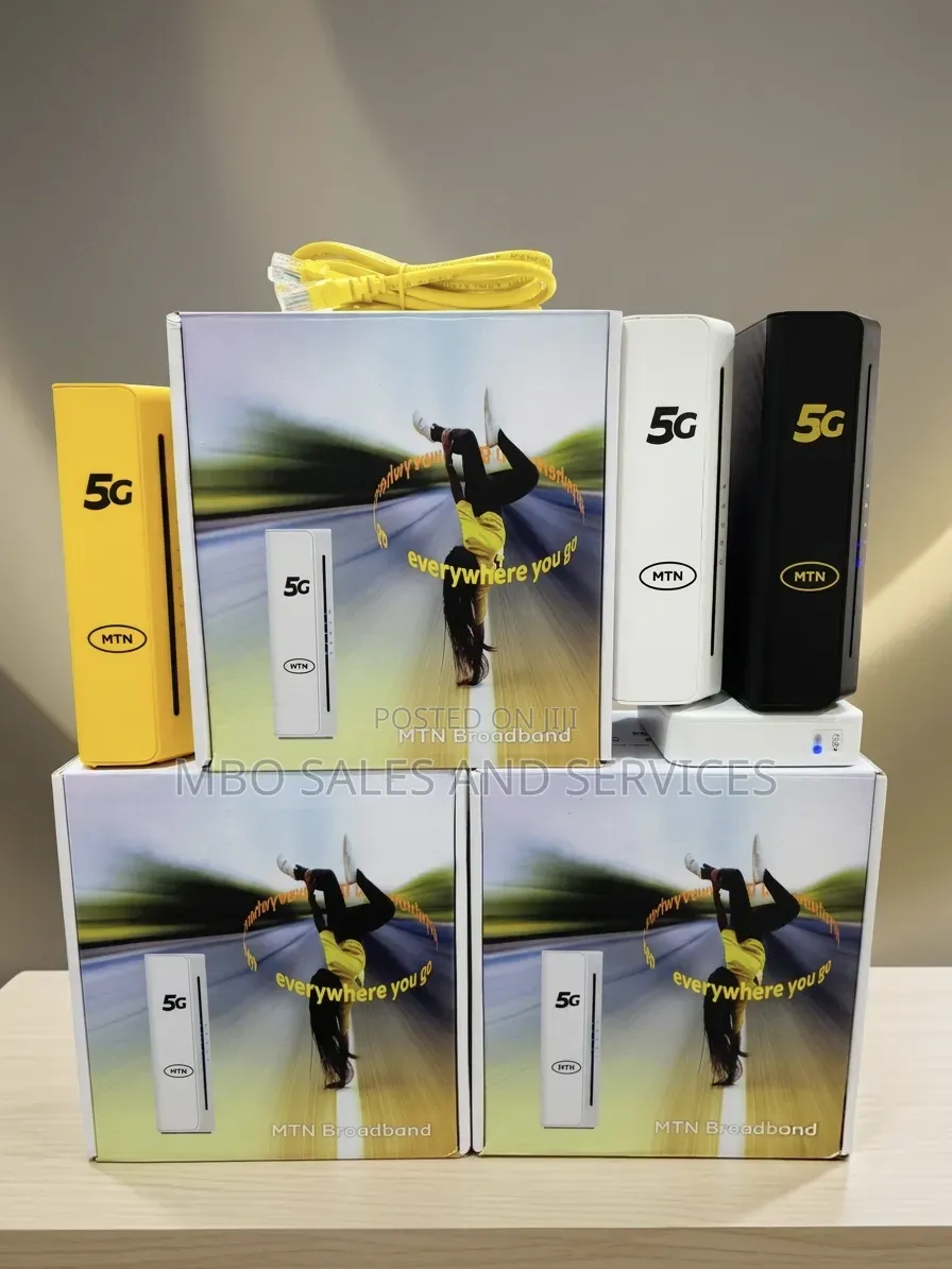 MTN 5g Universal Turbonet Router With Free Ups(1.2gbps Speed & Wifi 6)