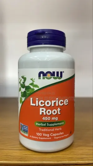 NOW  Licorice Root 450 Mg Veg Capsules
Herbal Supplement