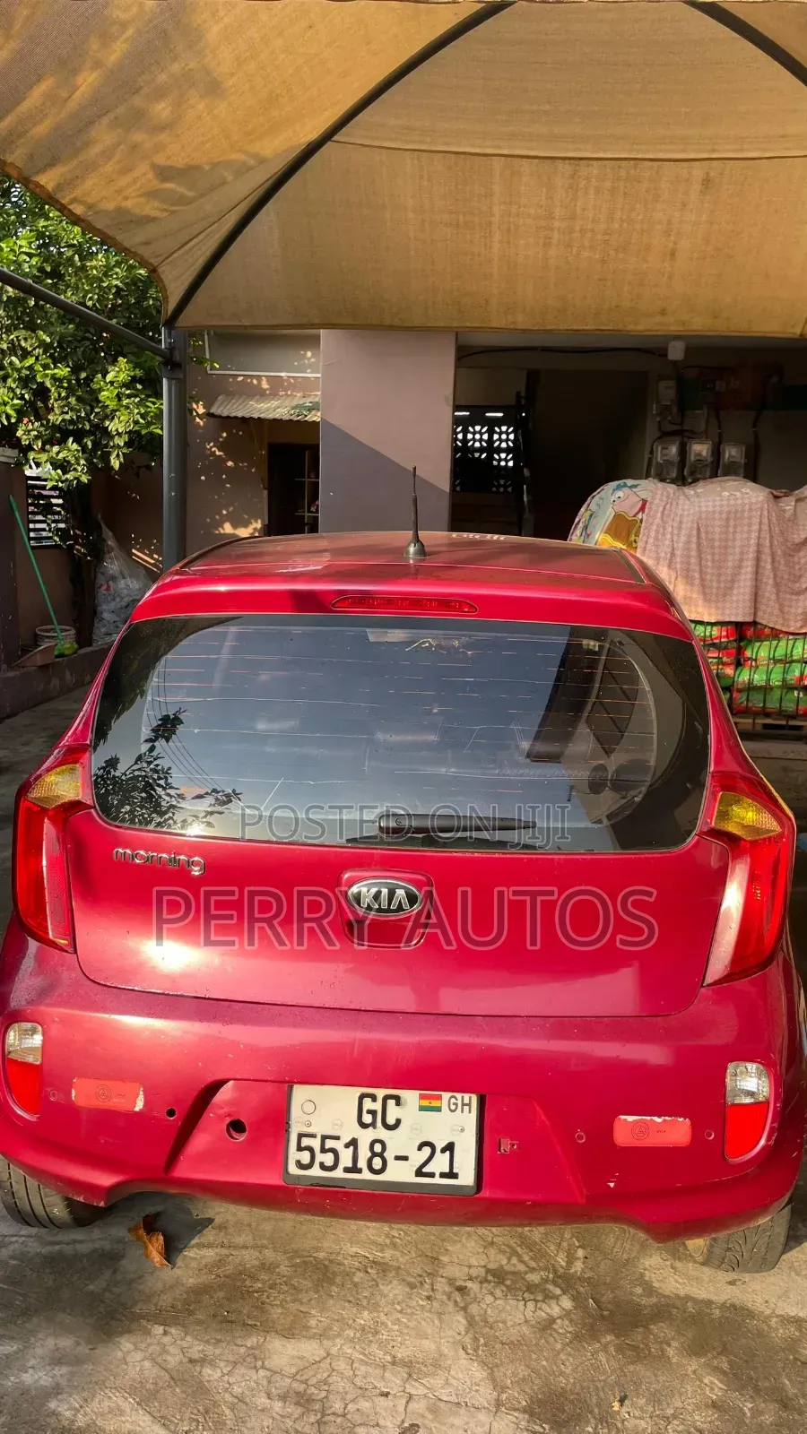 Kia Morning 2014 Red