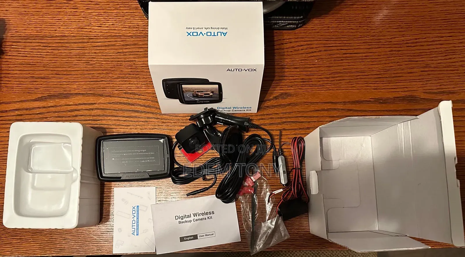Auto-Vox Model CS2 Backup Wireless Camera - New Open Box