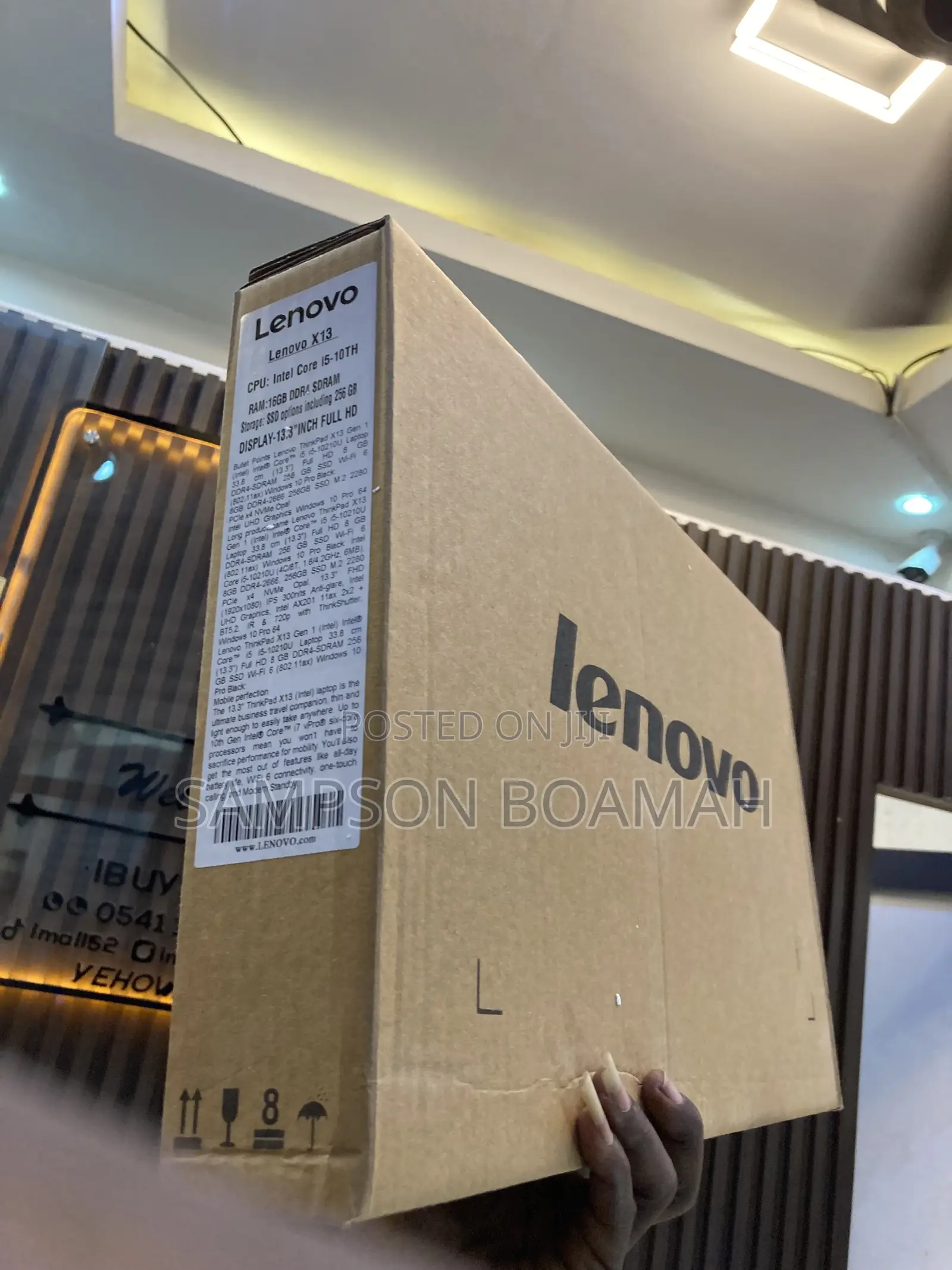 New Laptop Lenovo ThinkPad x13 Yoga 16GB Intel Core i5 SSD 256GB