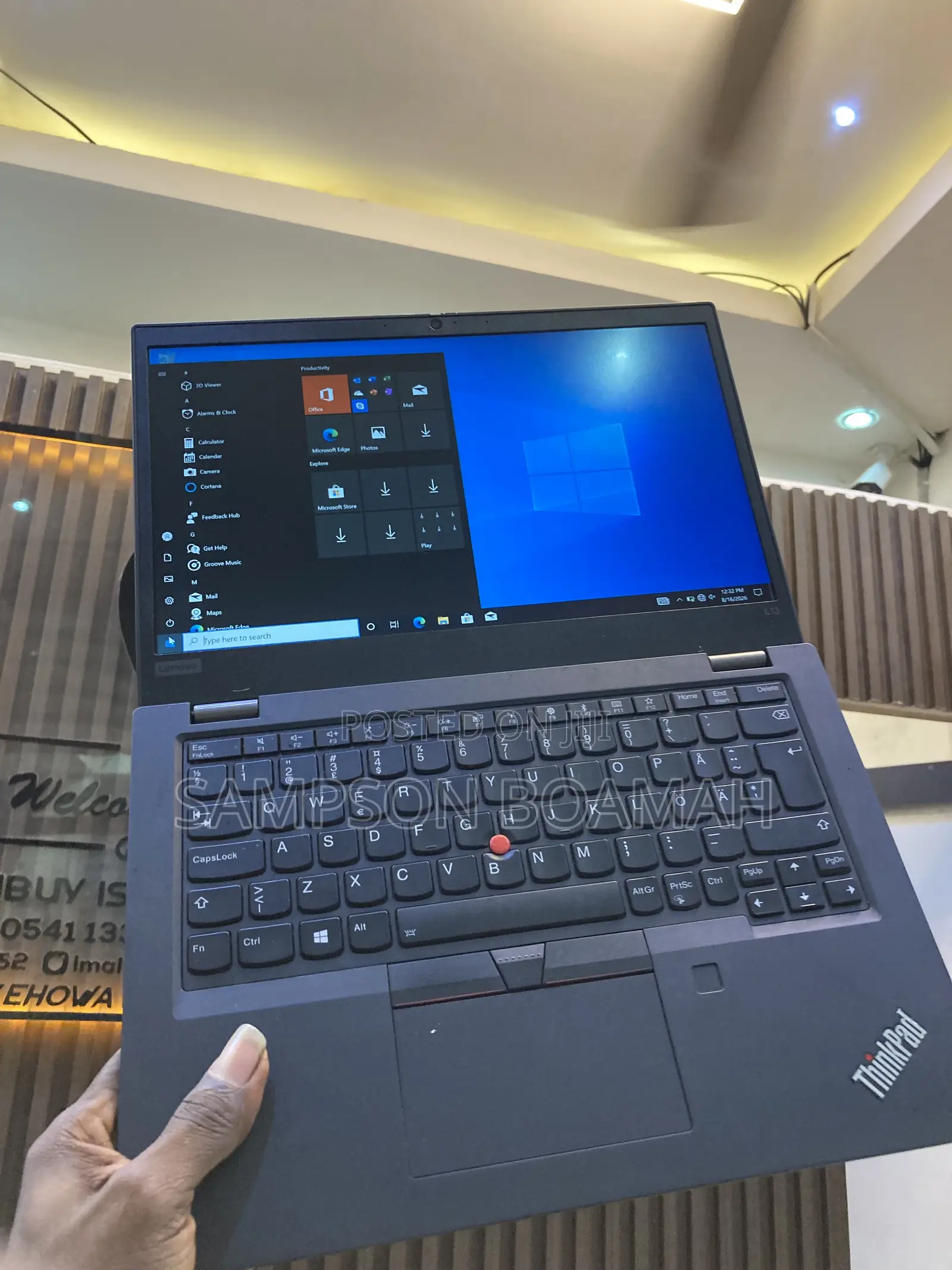 New Laptop Lenovo ThinkPad x13 Yoga 16GB Intel Core i5 SSD 256GB