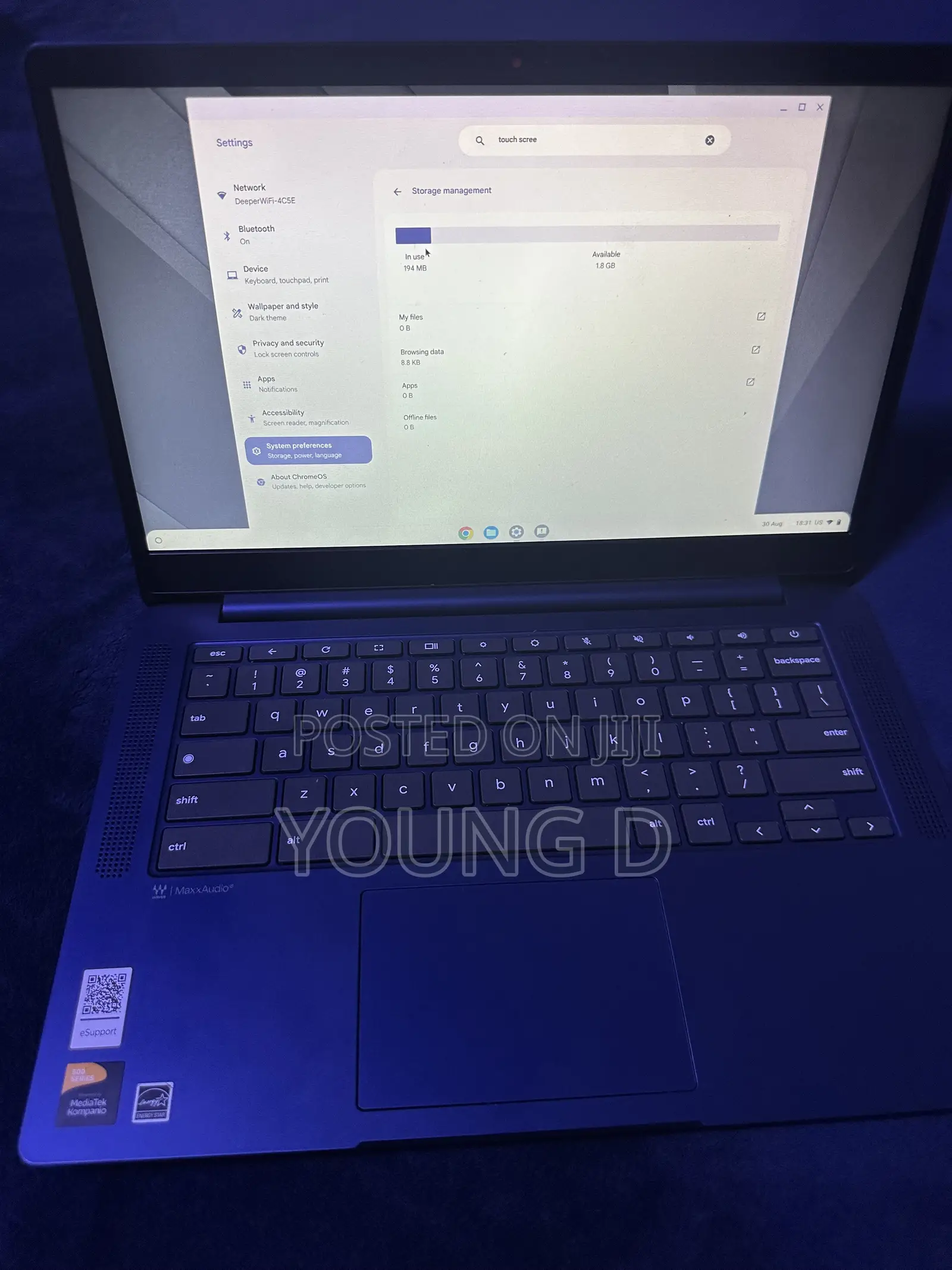 Laptop Lenovo Ideapad 3 4GB eMMC 640GB