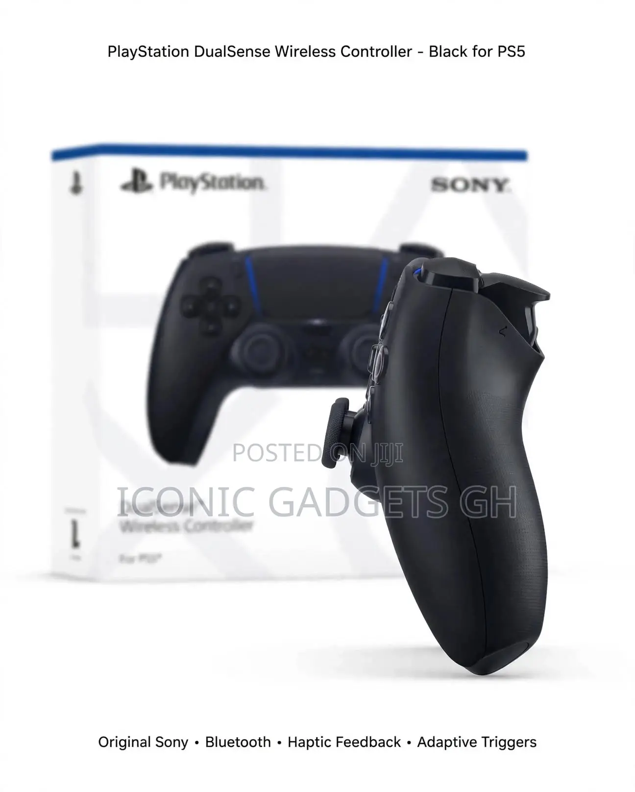 PlayStation DualSense Wireless Controller Black for PS5