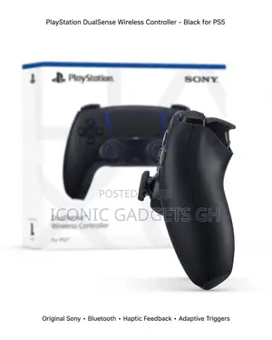PlayStation DualSense Wireless Controller Black for PS5