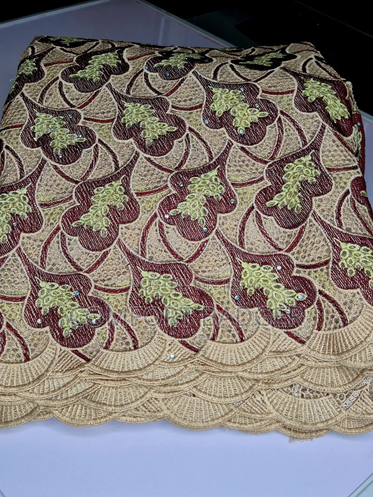 Quality Swiss Embroidery Voile Lace, Rich and Elegant.
