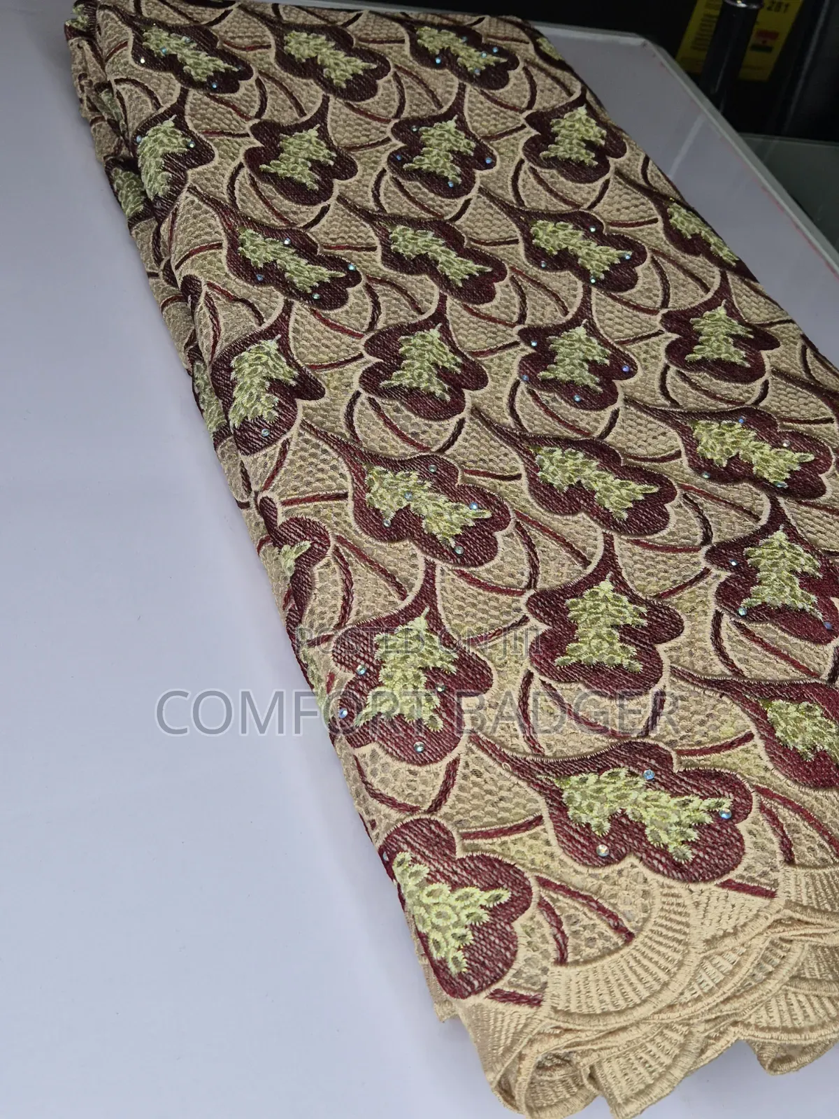 Quality Swiss Embroidery Voile Lace, Rich and Elegant.