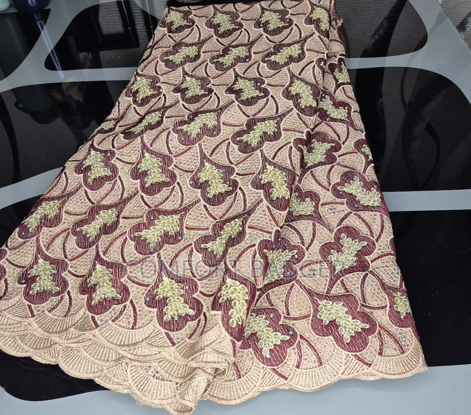 Quality Swiss Embroidery Voile Lace, Rich and Elegant.