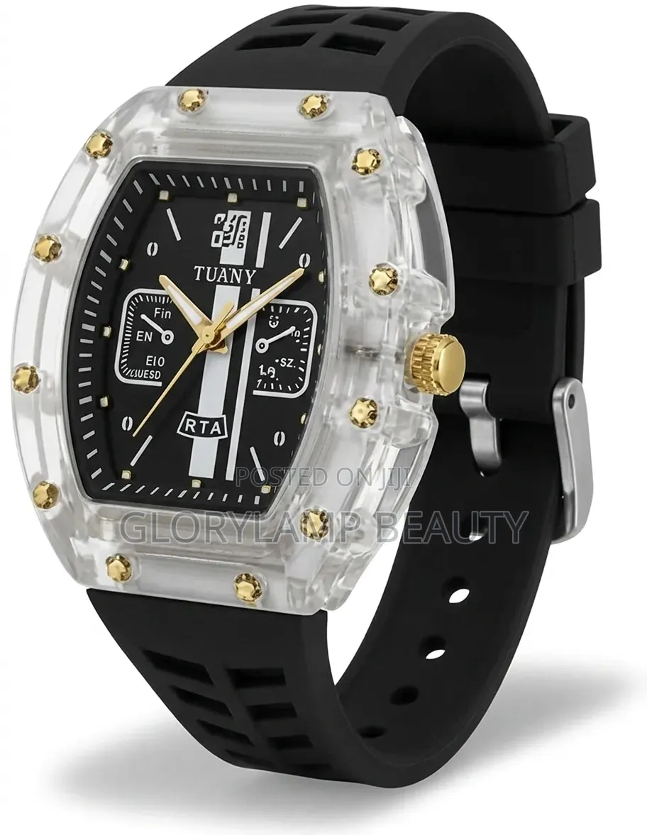 Luxury Transparent Skeleton Quartz Watch