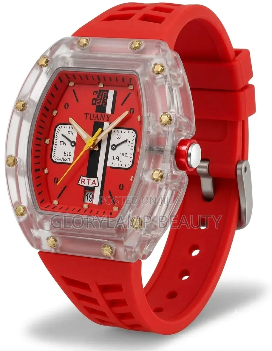 Luxury Transparent Skeleton Quartz Watch