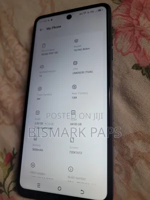 Tecno Pop 10C 64 GB Black