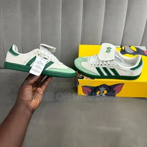 Adidas Samba OG "Off White/Green"