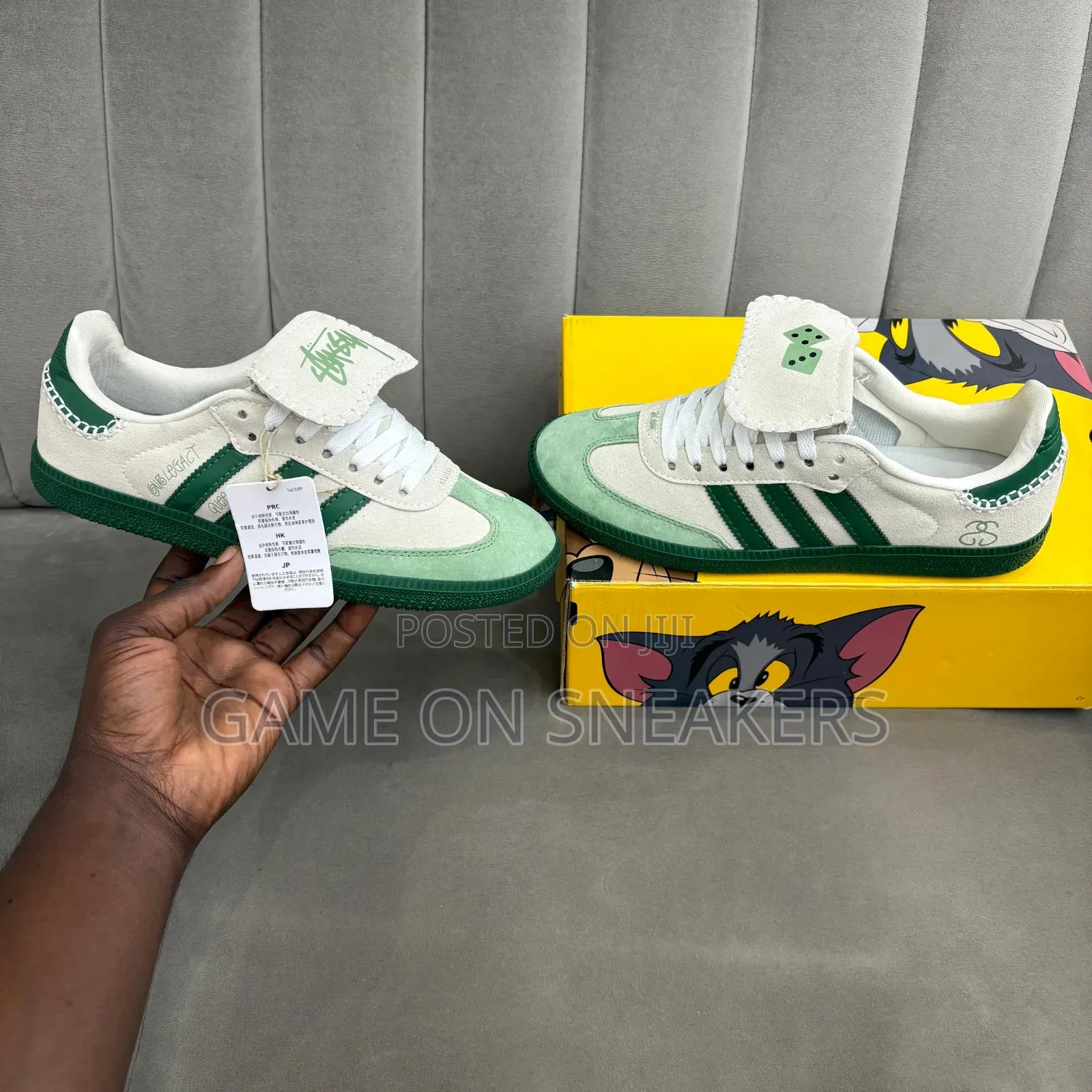 Adidas Samba OG "Off White/Green"