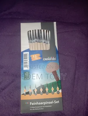 Crelando Fine Hair Brush Set 13 Pieces