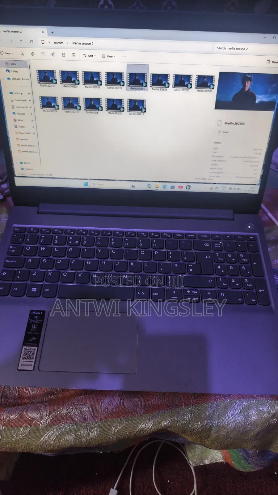 Laptop Lenovo Ideapad 3 4GB Intel Celeron SSD 500GB