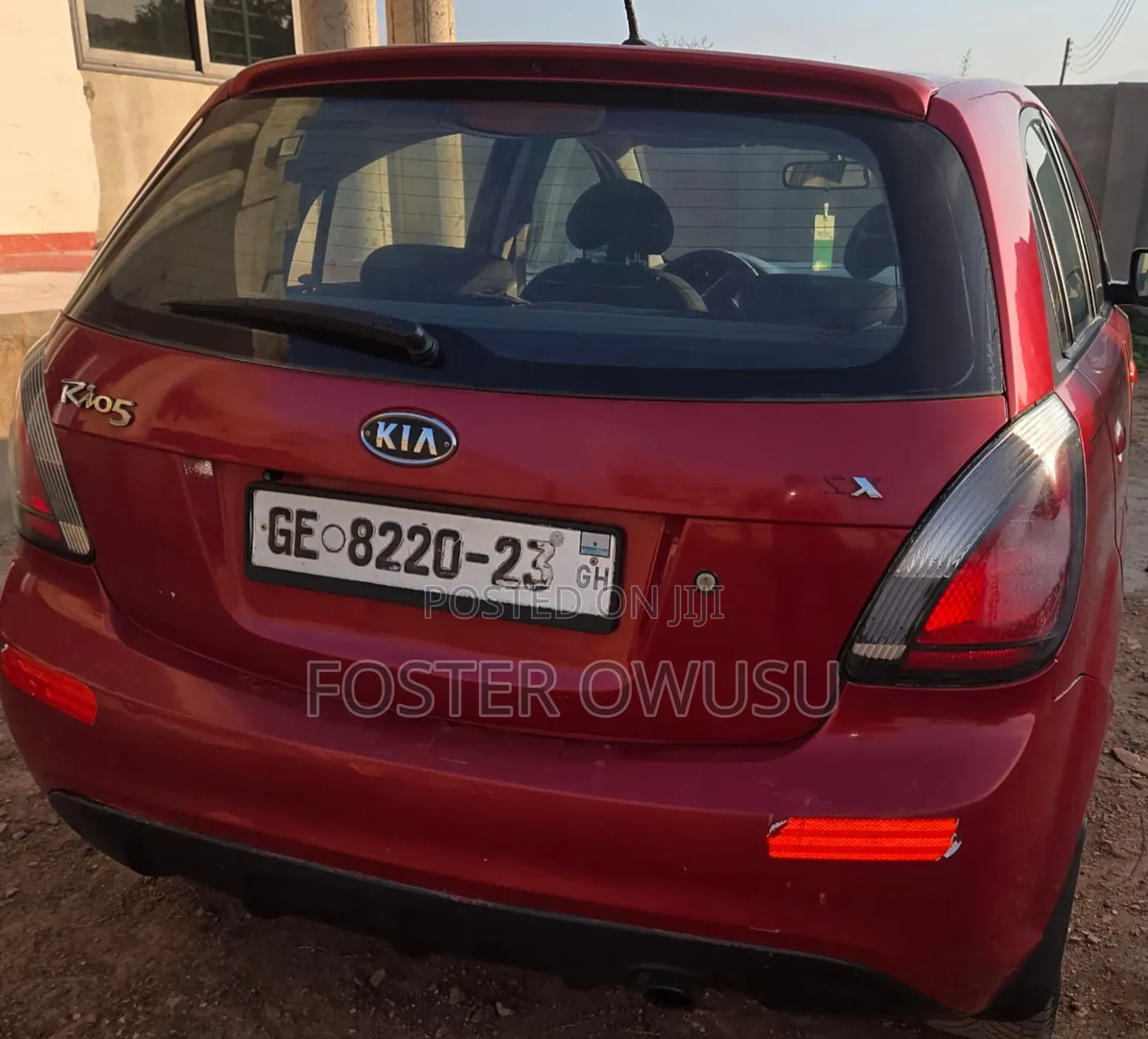 Kia Rio 2011 Red