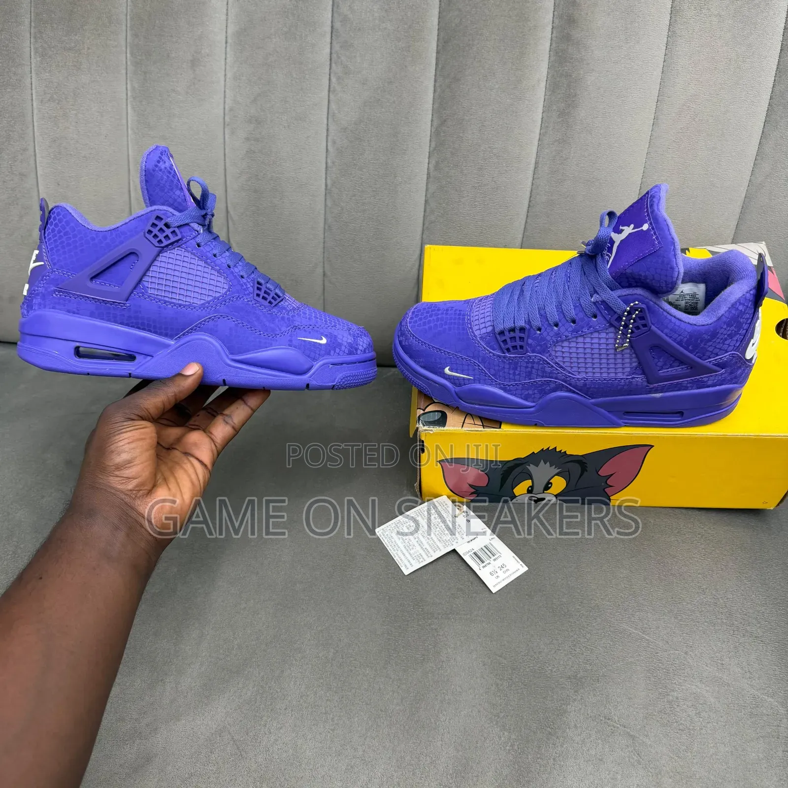 Jordan 4 Retro "Snakeskin Purple
