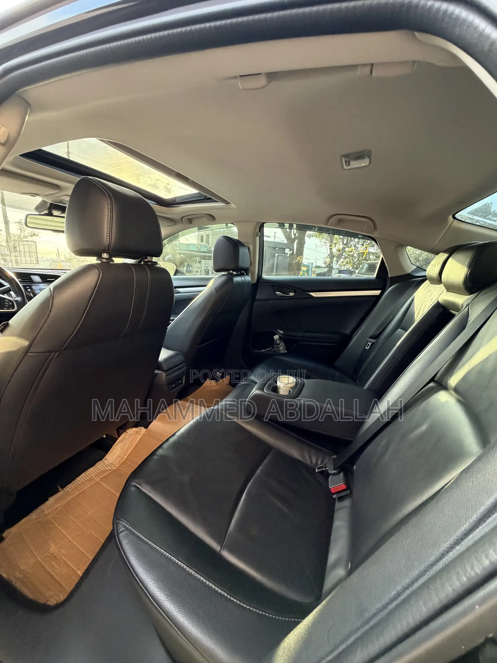 Honda Civic Touring 4dr Sedan (1.5L 4cyl) 2017 Black