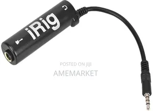 iRig 3.5mm Mobile Audio Adapter for Guitar, Bass & Microphone