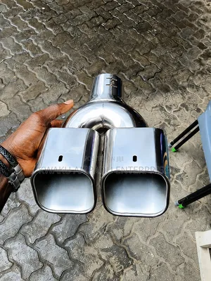 Double Chrome Exhaust Tip for Cars 🚗✨