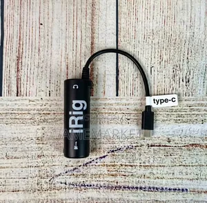 iRig Type-C Mobile Audio Adapter for Guitar, Bass & Microphone