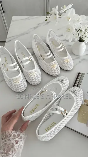 Prada Weaven Flat Shoes for Ladies