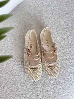 Prada Weaven Flat Shoes for Ladies