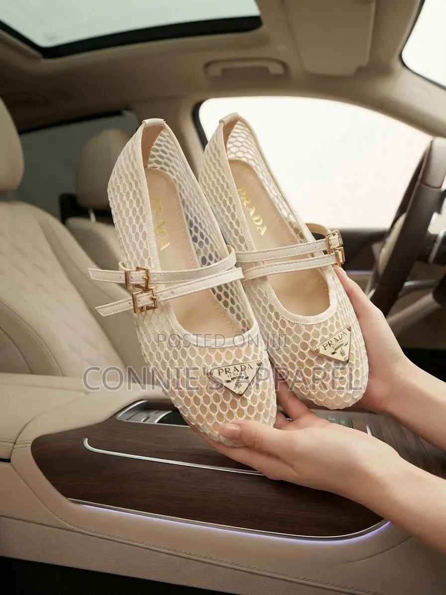 Prada Weaven Flat Shoes for Ladies