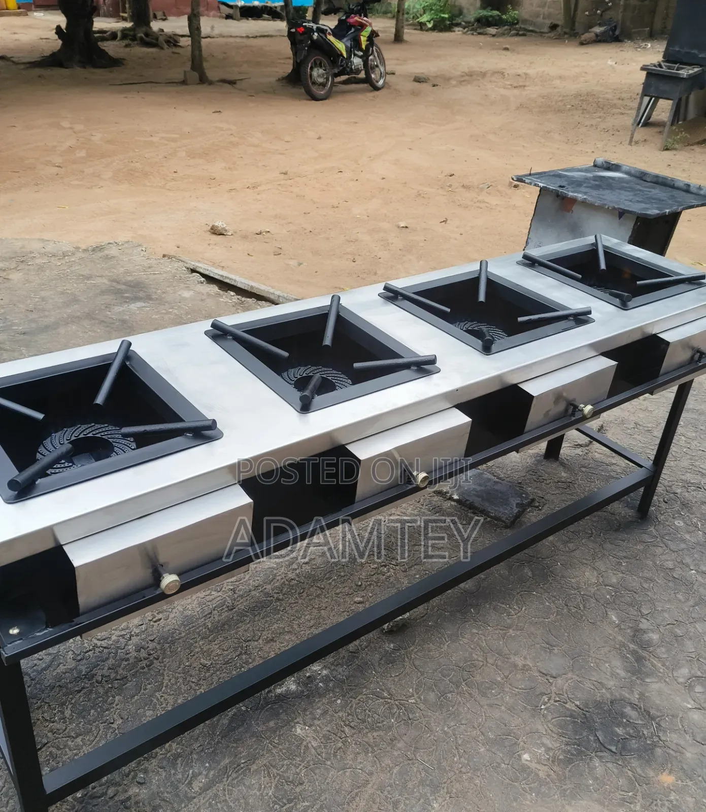 4 in 1 Stainless Top Stove