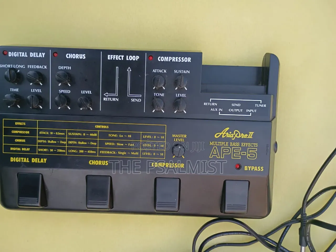 Aria Pro II Multiple APE- 5 Bass Guitar Effect