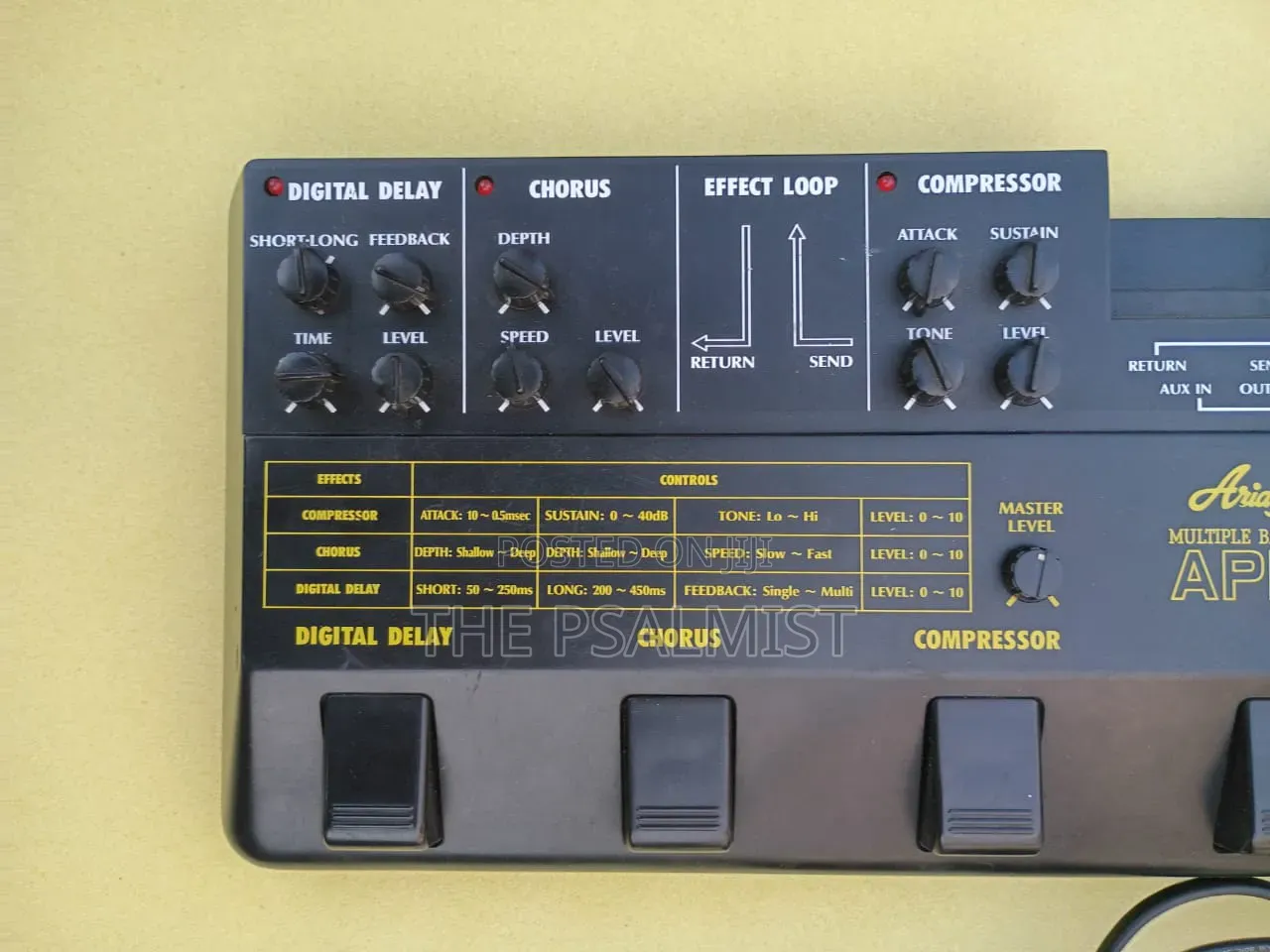Aria Pro II Multiple APE- 5 Bass Guitar Effect