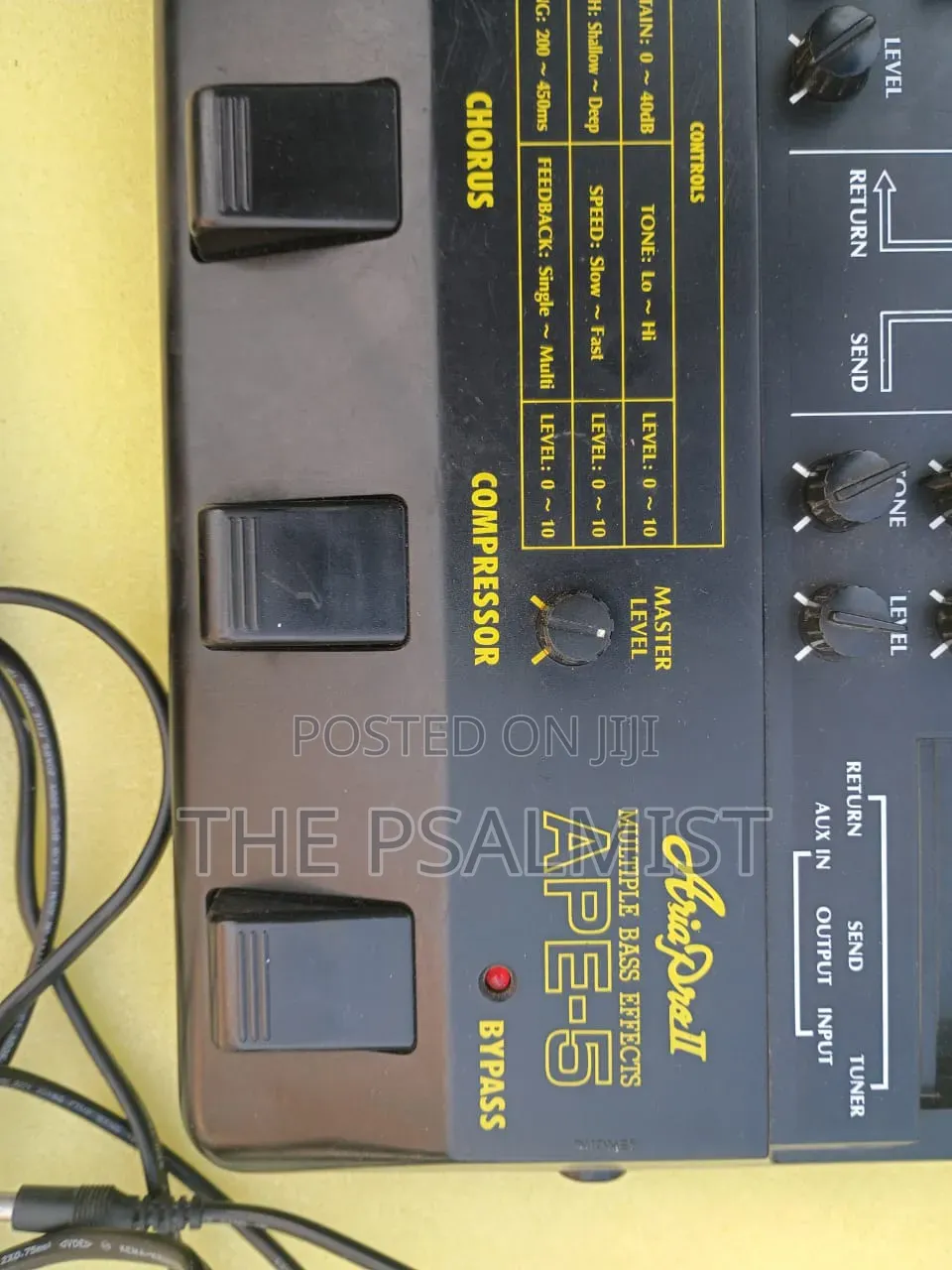 Aria Pro II Multiple APE- 5 Bass Guitar Effect