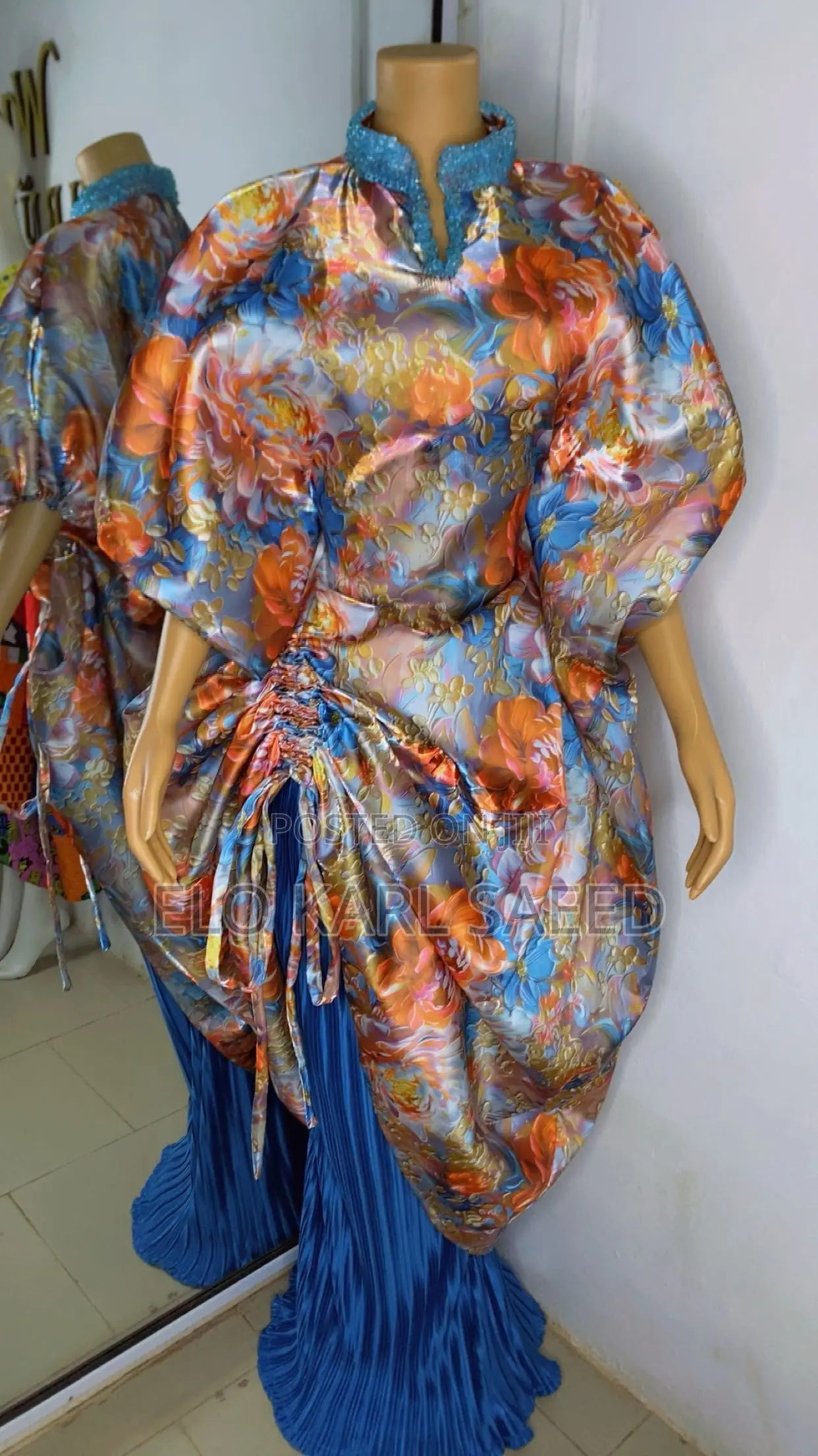 Two Piece Boubou and Skirt