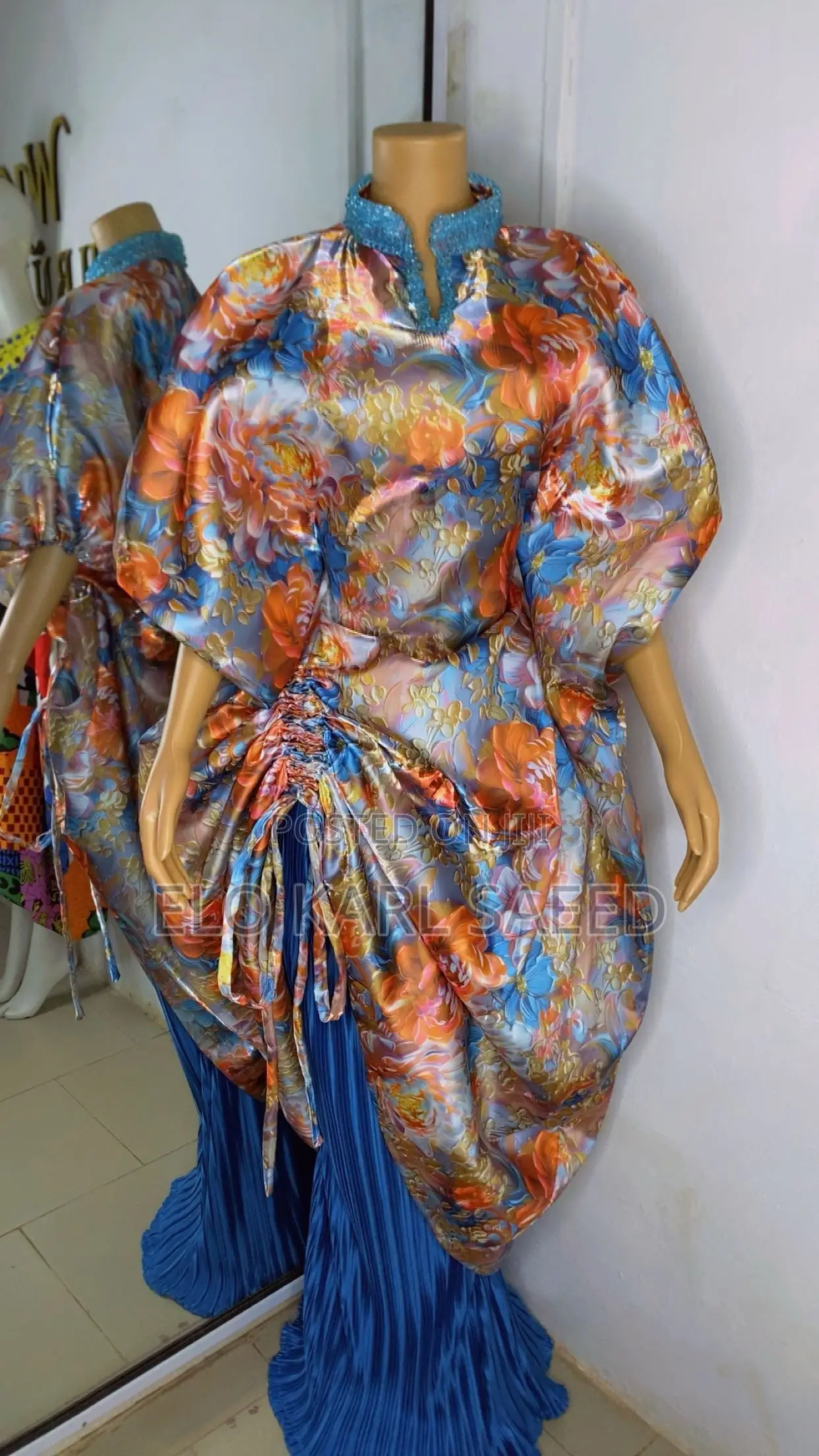 Two Piece Boubou and Skirt
