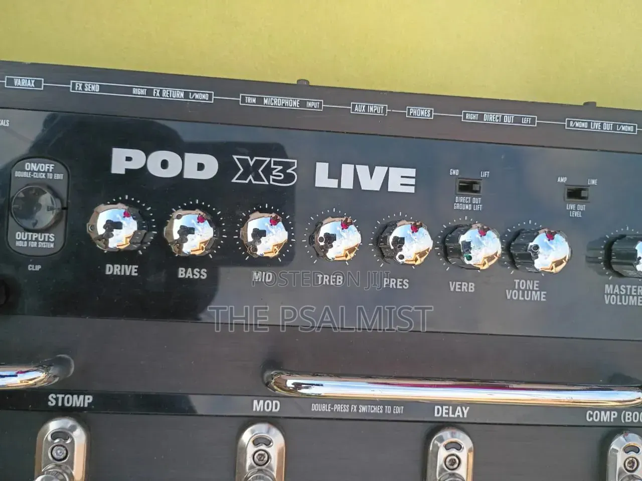 Line 6 Pod X3 Live Lead Guitar Effect