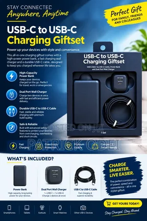 Charging Gift Set for iPhone and Samsung