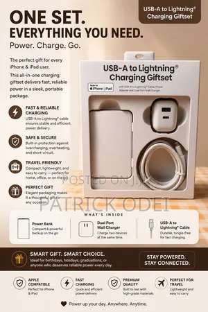 Charging Gift Set for iPhone and Samsung