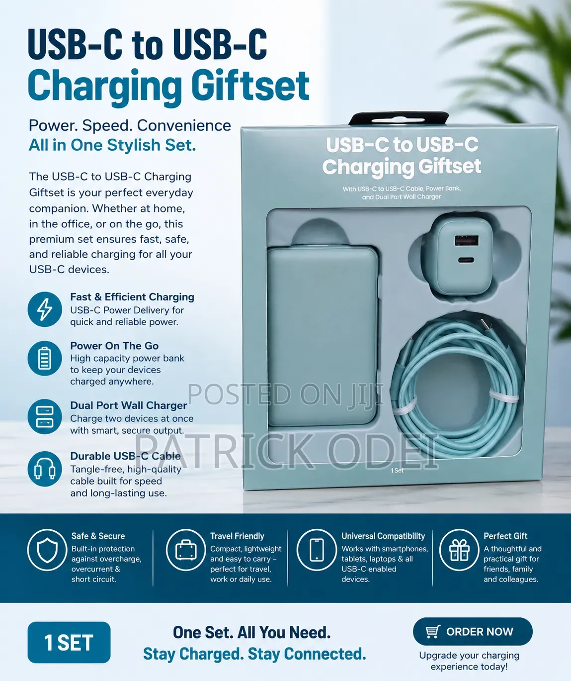 Charging Gift Set for iPhone and Samsung