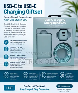 Charging Gift Set for iPhone and Samsung