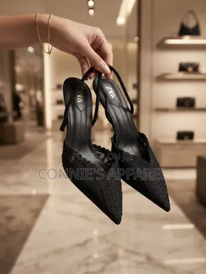 Zara Slingback Heeled Shoes