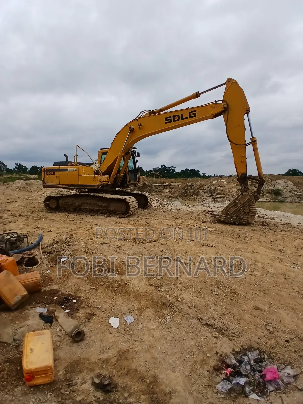 Ghana Used China SDLG 215 Excavator