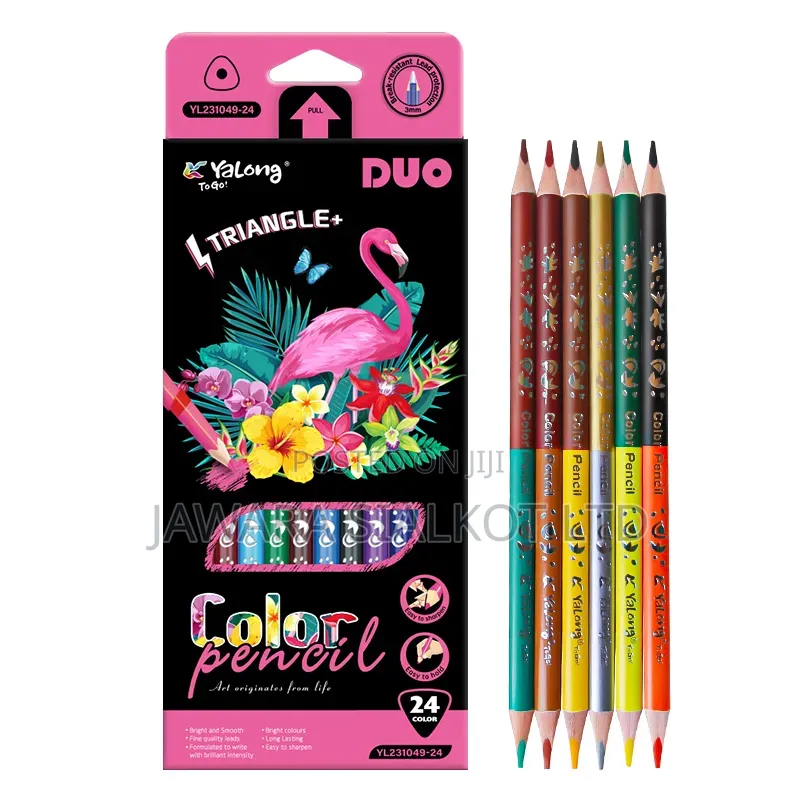 New Double Head 24 Color Pencil